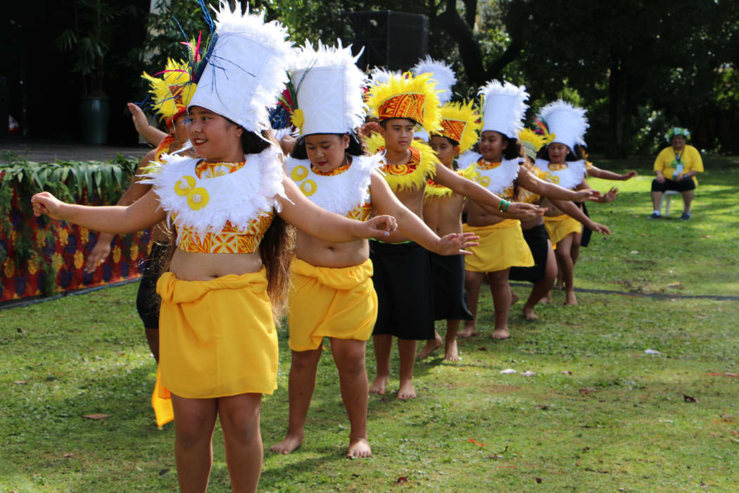 Cook Island dancers at Pasifika Festival 2018