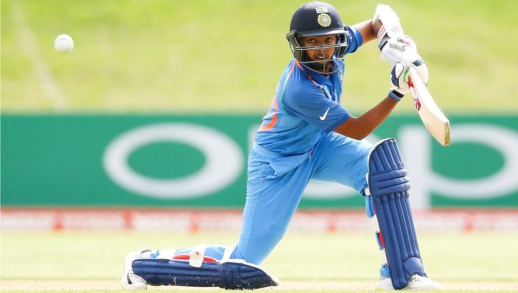 Indian captain Prithvi Shaw scored 57 off 39 balls