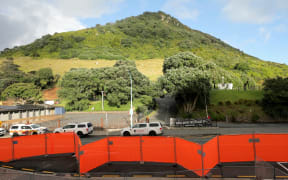 Mount Maunganui landslide recovery site 26/06