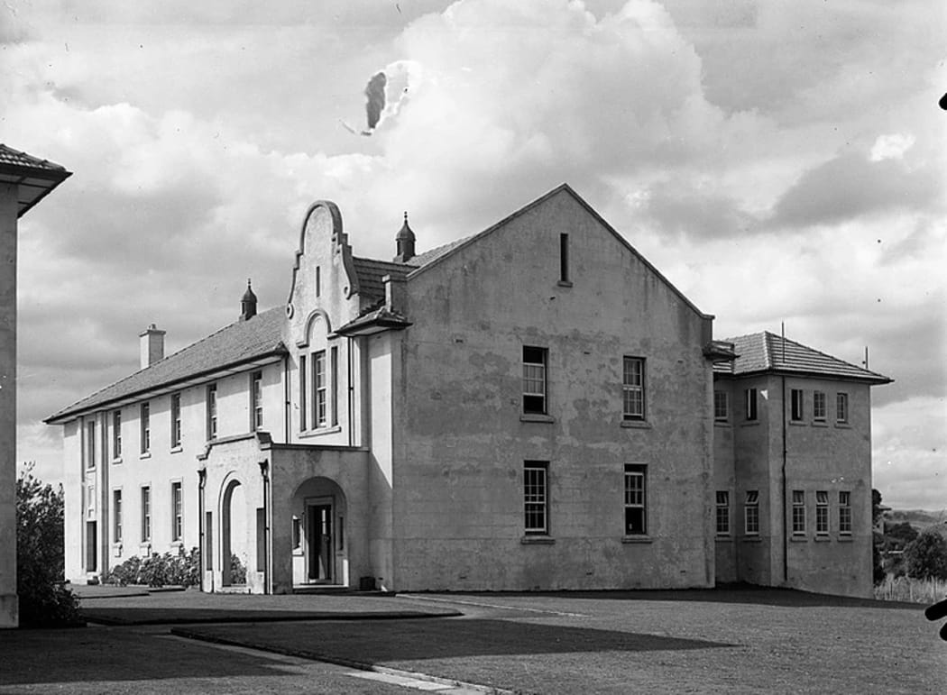 St Stephens Māori boarding school in the 1940s.