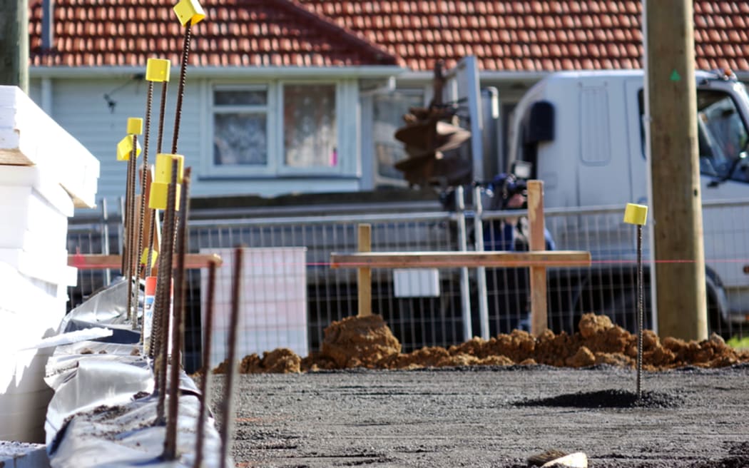 Part of a housing development in the Tamaki area in Auckland.
