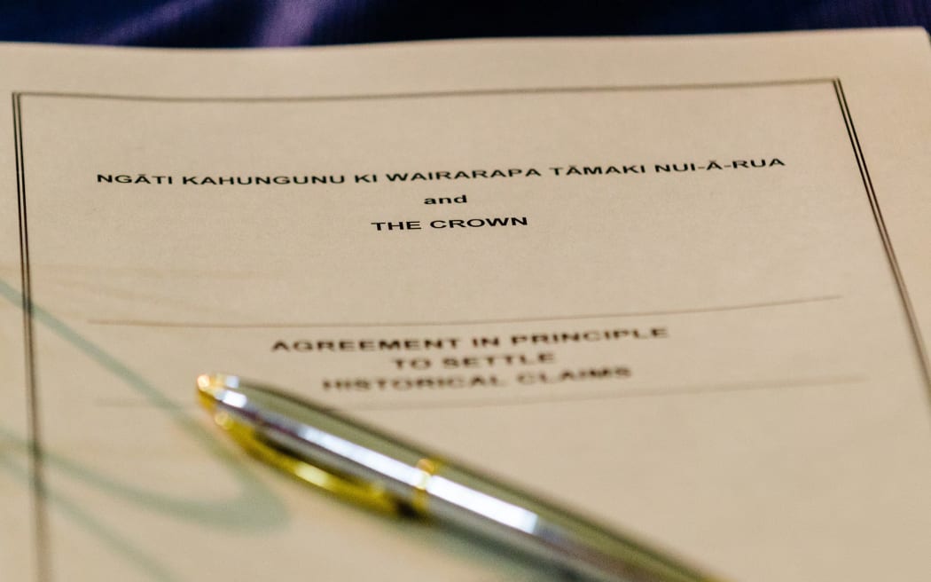 Ngāti Kahungunu ki Wairarapa Tāmaki nui-a-Rua settlement documentation.