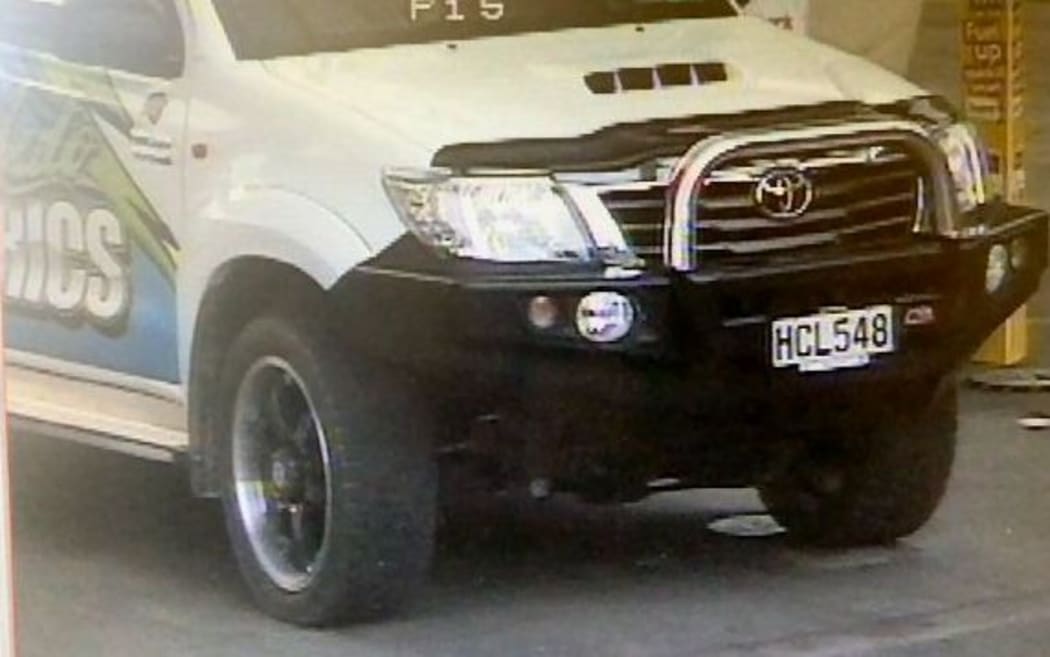 Police are looking for sightings of a white Toyota Hilux in relation to the kidnapping.