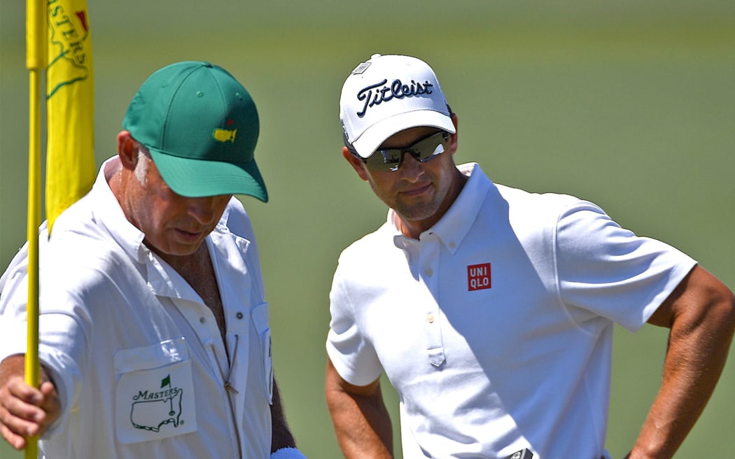Steve Williams and Adam Scott.