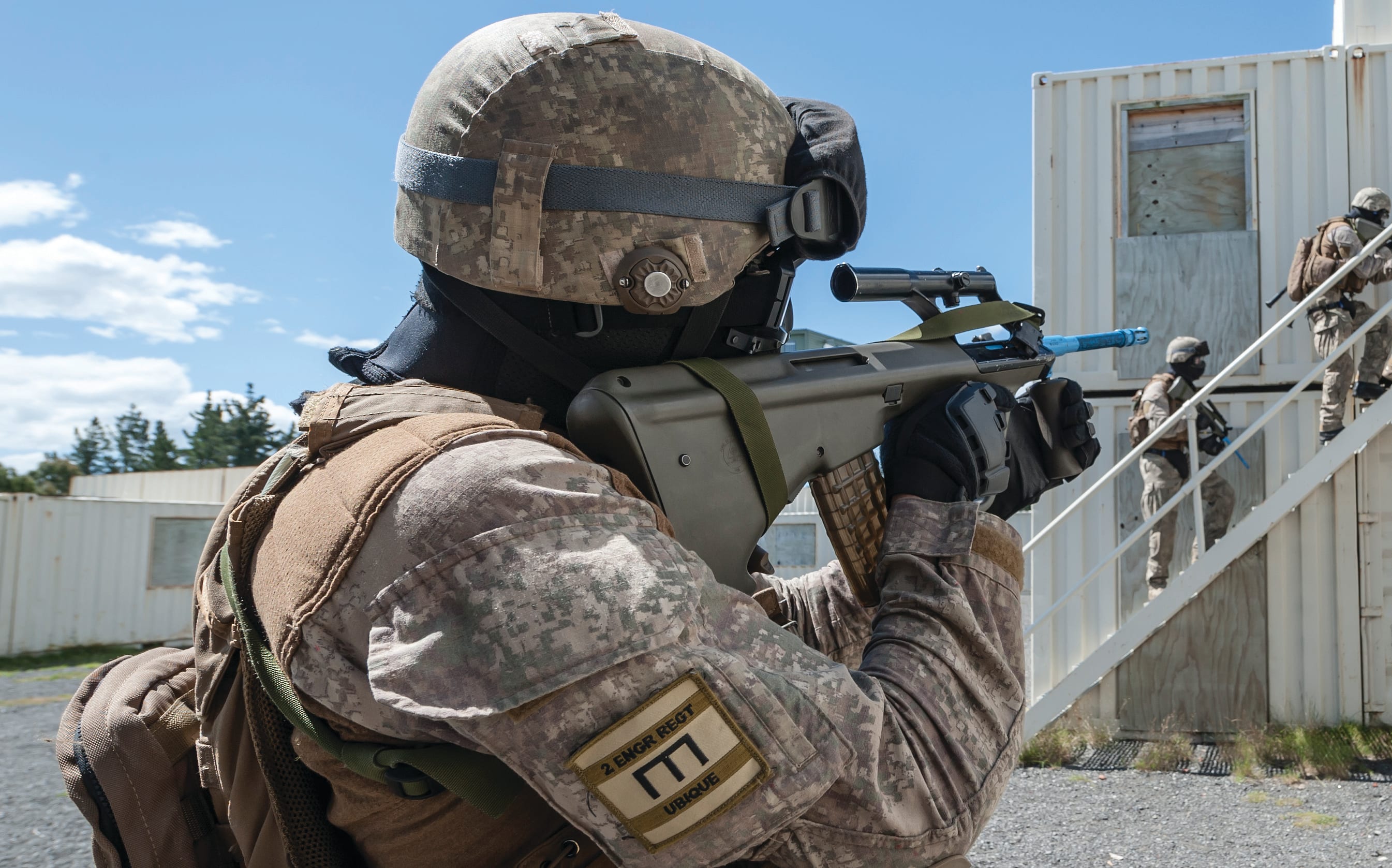 New Zealand Defence Force soldiers training