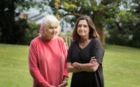 Jo Malcolm and Anne Coney at Dove-Myer Robinson Park