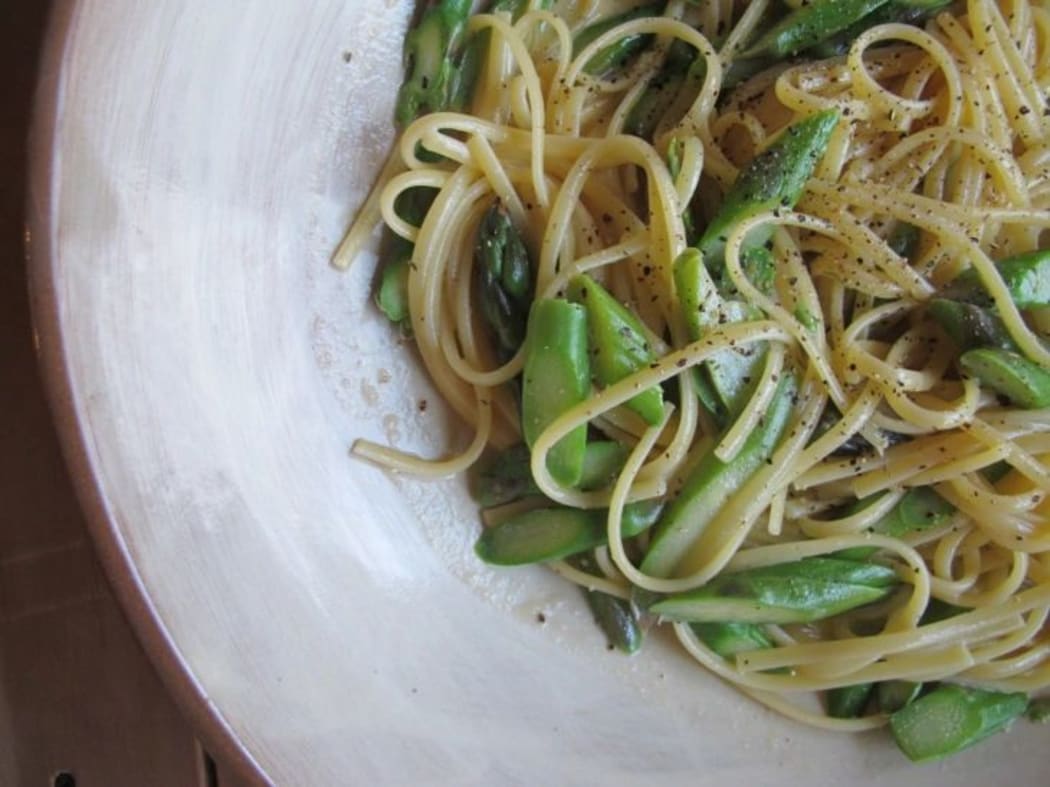 Asparagus Carbonara