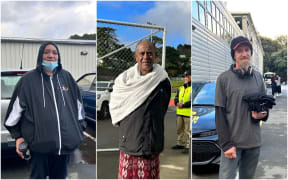 Miimetua Cameron, Tamrat Isse Adan and Simon Hanify.