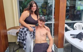 Chance Wharekawa and Melissa (last name not known).