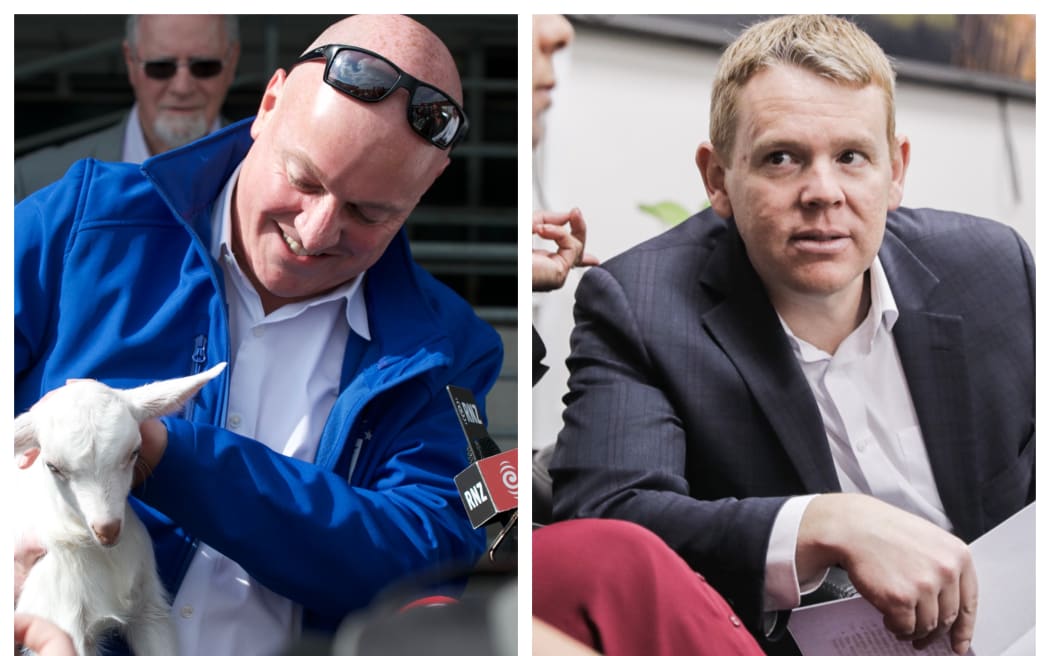 Christopher Luxon and Chris Hipkins
