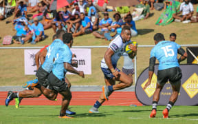 Former Fiji rugby league international Eto Nabuli scored a try against the Drua on his return home.