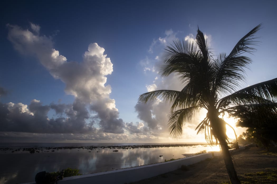 Early morning view of Nauru.