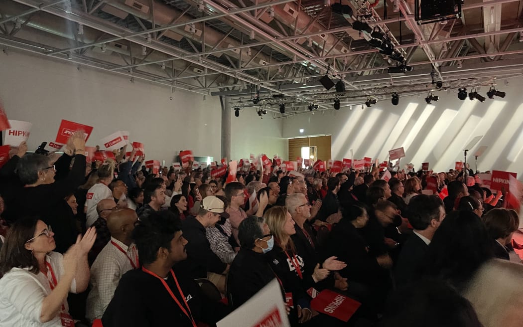 Labour party members at the congress Sunday, 28 May.