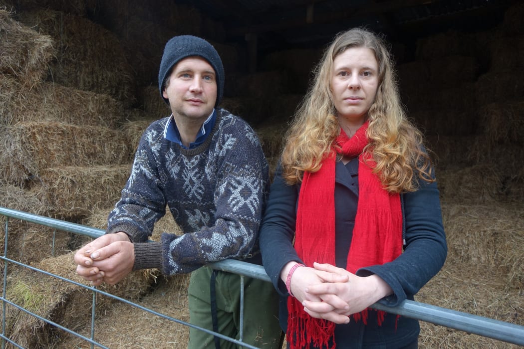 Sarah Hart and Steven Henwood live in the remote Okoki Valley in North Taranaki.