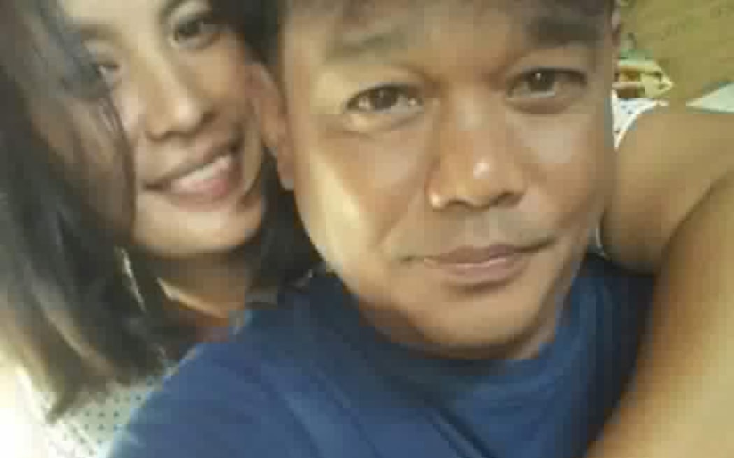 Liselie and Leonides Lozano in happier times.