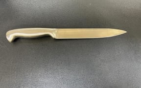 Police are searching for a knife similar to this one that could be in the Mārewa suburb of Napier.