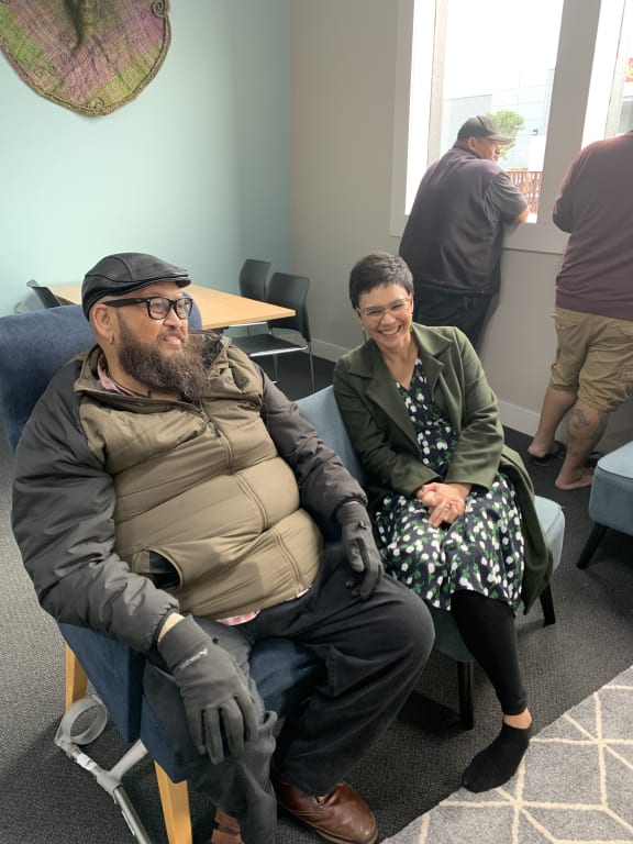 Emma and Matua Te Awhimate Tawhai