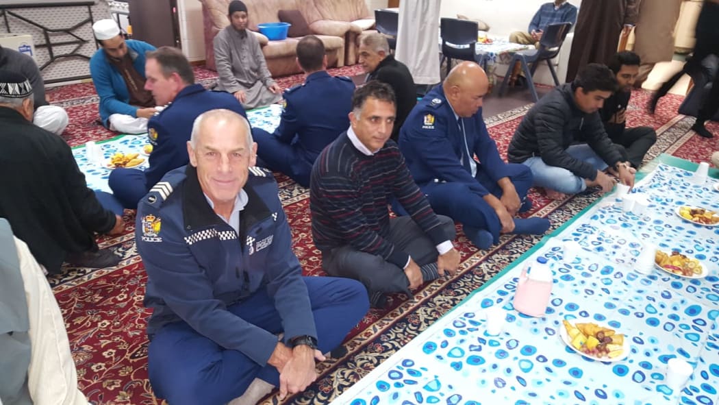 Officers joined Muslims for Iftar at NZMA's Islamic centres and mosques this year.