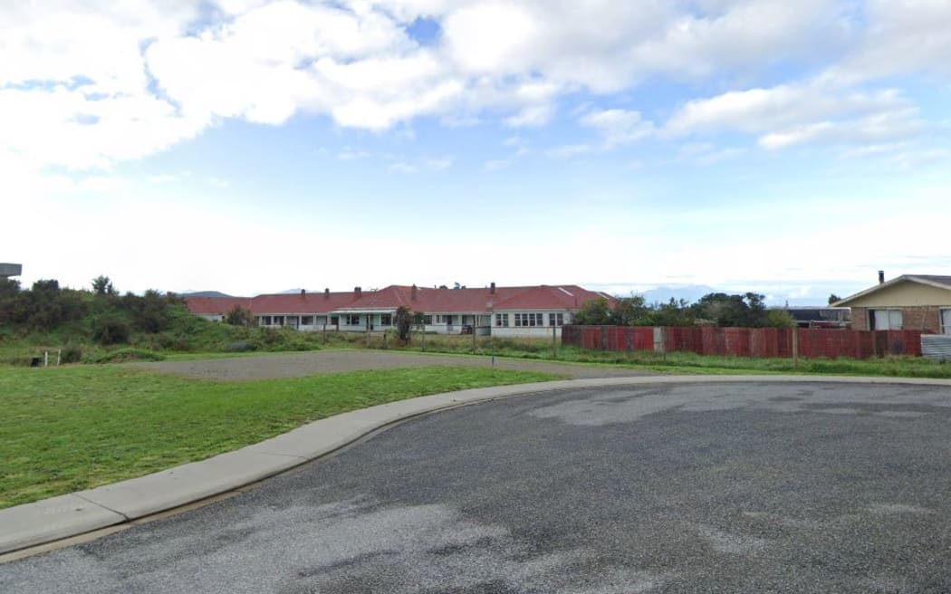 The Kotuku building part of Seaview Hospital which burned down on Sunday.
