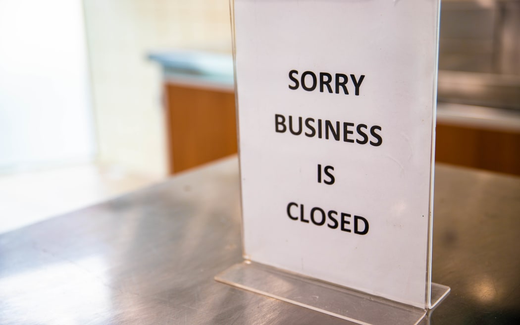 Closed business in Rialto Foodcourt in Auckland's Newmarket.