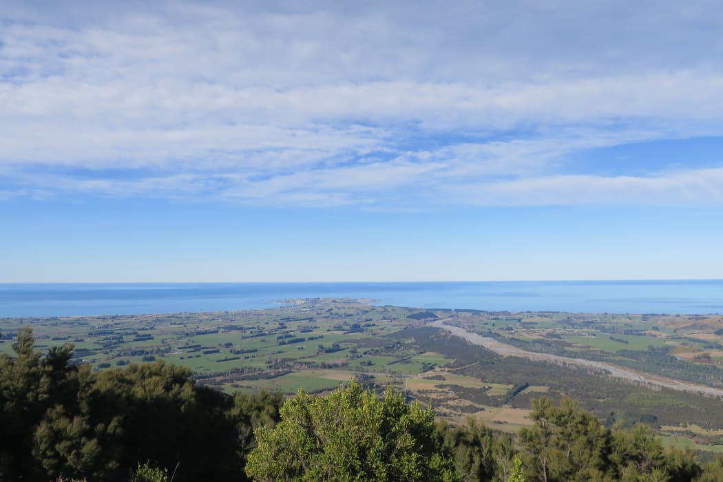 The Kaikōura Peninsula from above.