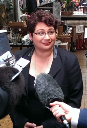 Greens co-leader Metiria Turei.