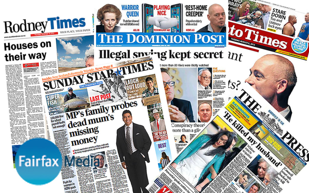 Fairfax Media newspapers composition