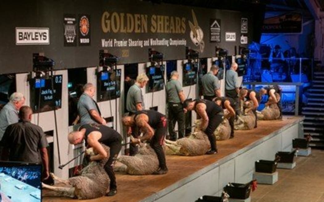 Competitors in the Golden Shears contest on 4 March, 2023.