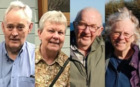 Ian Wilkinson (left) was the only guest to survive the lunch. His wife Heather Wilkinson, and Don and Gail Patterson all died from suspected mushroom poisoning.
