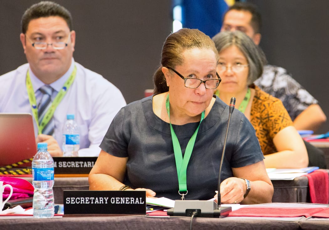 Dame Meg Taylor was Secretary General of the Pacific Islands Forum between 2014 and 2021.