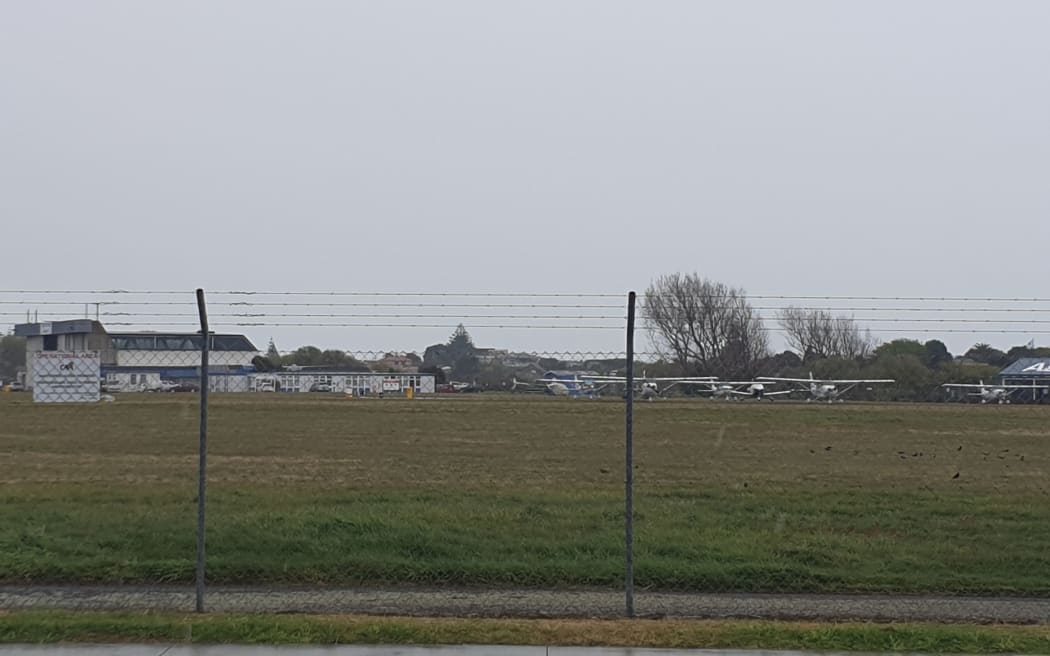 Planes grounded at Paraparaumu airport.