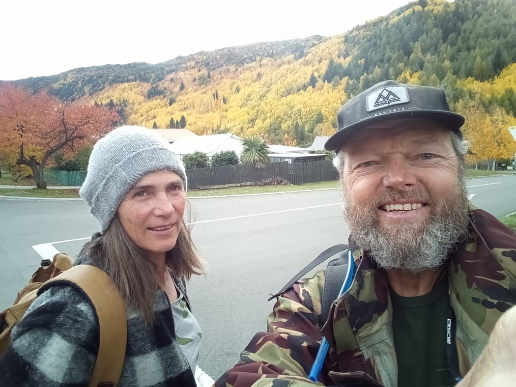A portrait of Bruce and Bindy Crayford in Arrowtown.