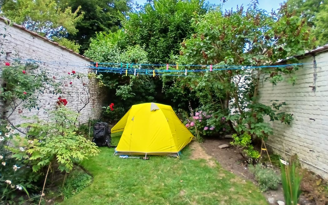 Brigitte Masse and her partner used the"Welcome to my Garden" scheme while travelling in Europe.