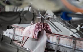 Some of Scott Technology's meat processing equipment.