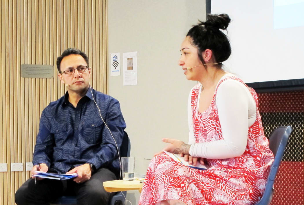 Assoc. Prof Damon Salesa and Lana Lopesi