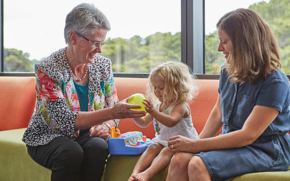 Distinguished Professor Jane Harding (left) has carried out research that has improved the lives of countless mothers and babies.