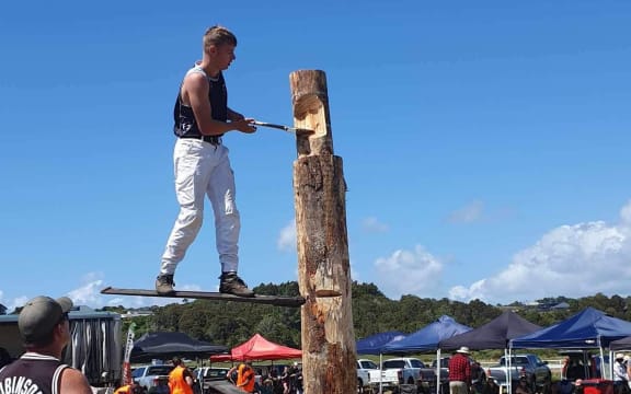 Jack Matthews - "cutting firewood with an axe has been my afterschool job since as long as I can remember."