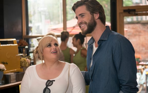 Rebel Wilson and Liam Hemsworth in the film Isn't it Romantic