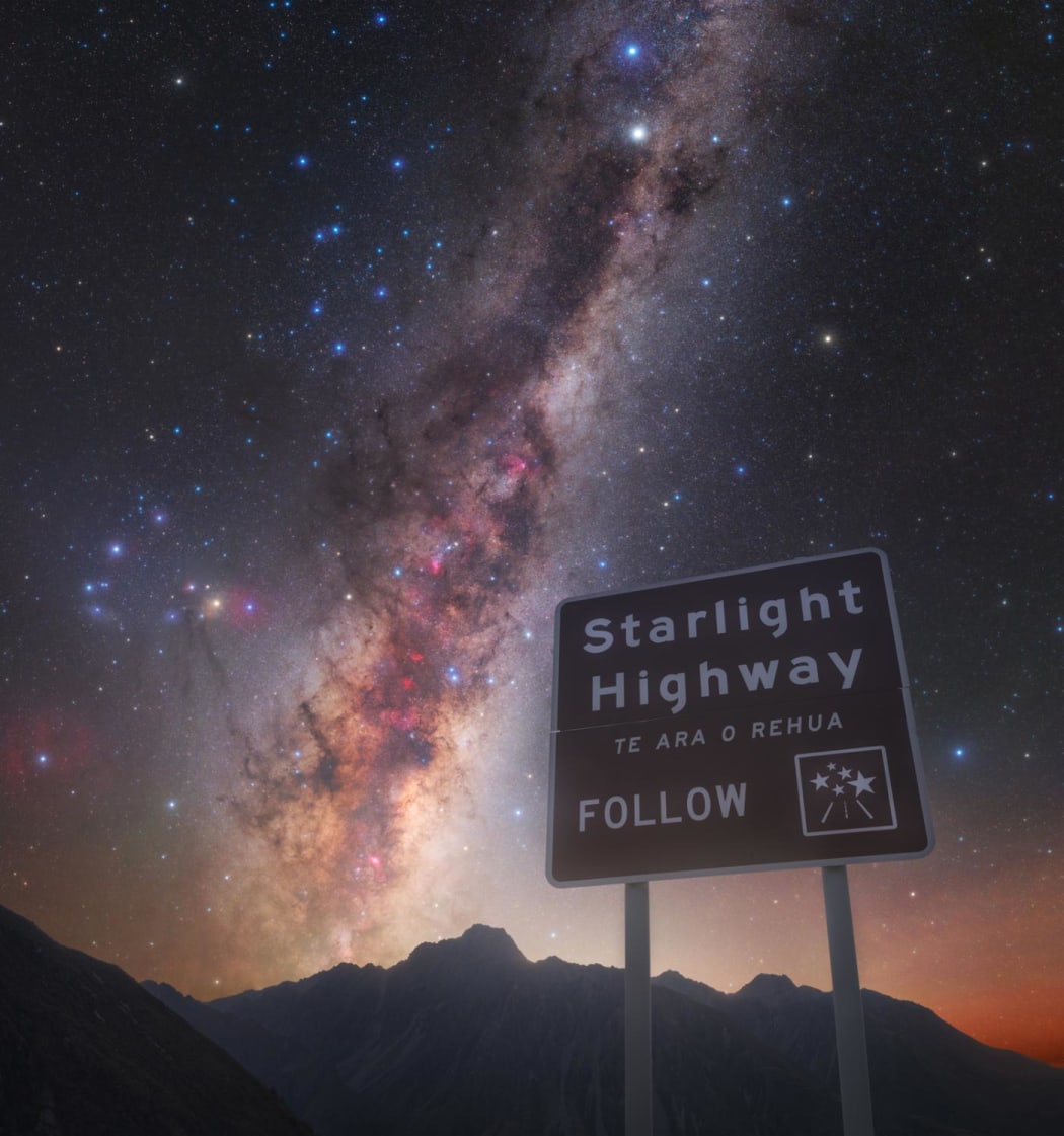 Starlight Highway by New Zealand teenager Tom Rae is one of over 100 photographs on show at the National Maritime Museum in London as part of the Astronomy Photographer of the Year competition.