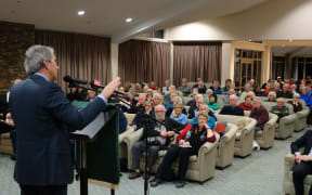 John Palino campaigning in Manurewa. Research shows the older, white and wealthier are more likely to vote.