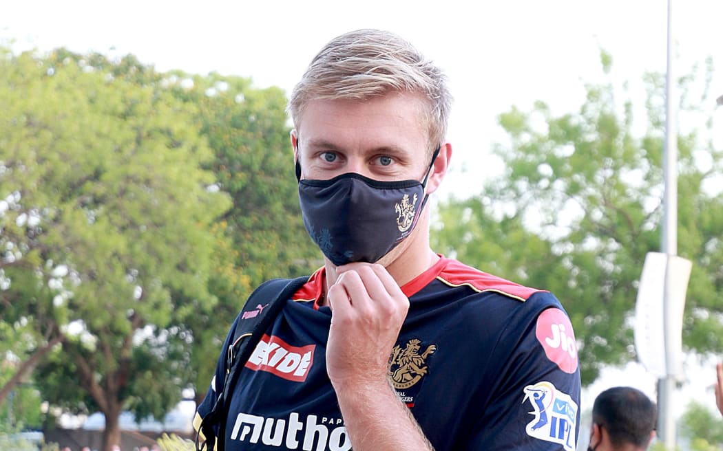 Kyle Jamieson of Royal Challengers Bangalore during the 2021 IPL.