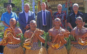 Also present are Mark Ramsden (Back row second from right) New Zealand's high commissioner to Fiji and John E. Scanlon (Back row centre) the secretary general of CITES.