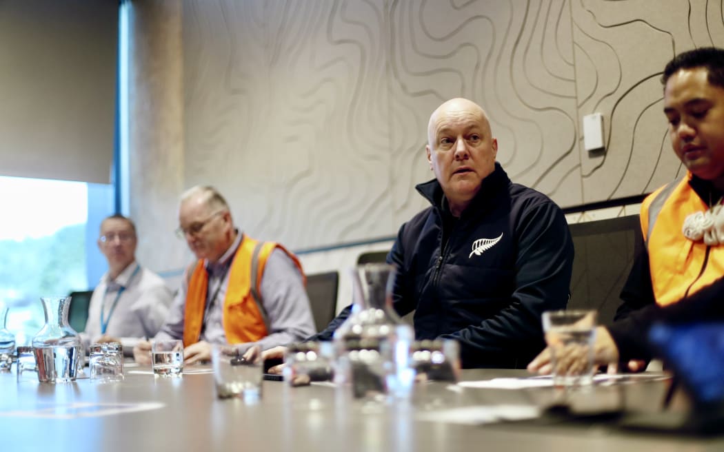 Prime Minister Christopher Luxon lands in Whangārei to meet with Emergency Management and response teams dealing with the situation in Northland.