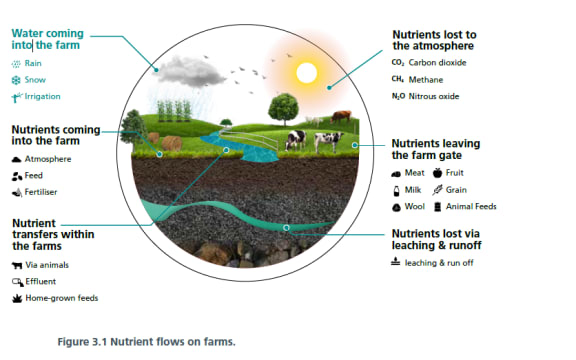 Nutrient flows on farms