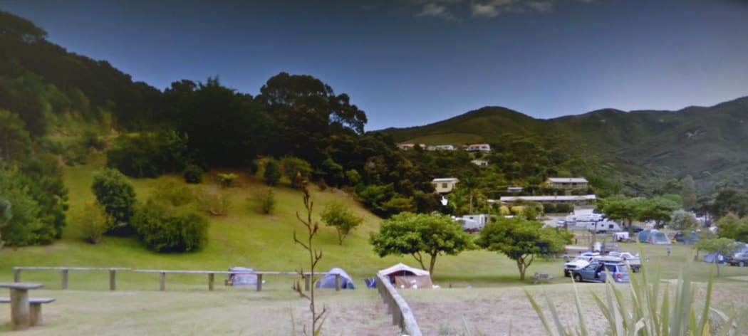 Karikari story:   Perehipe reserve looking from beach towards Top Ten Holiday Park
