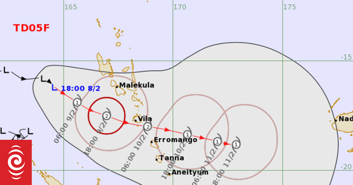 Tropical depression near Vanuatu - Vimarsana News