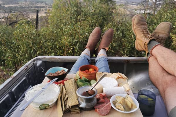 Picnic in the back of a ute? Why not