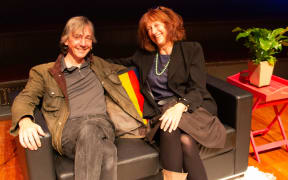 Jo Ann Firestone and John Pinel at Couch Stories