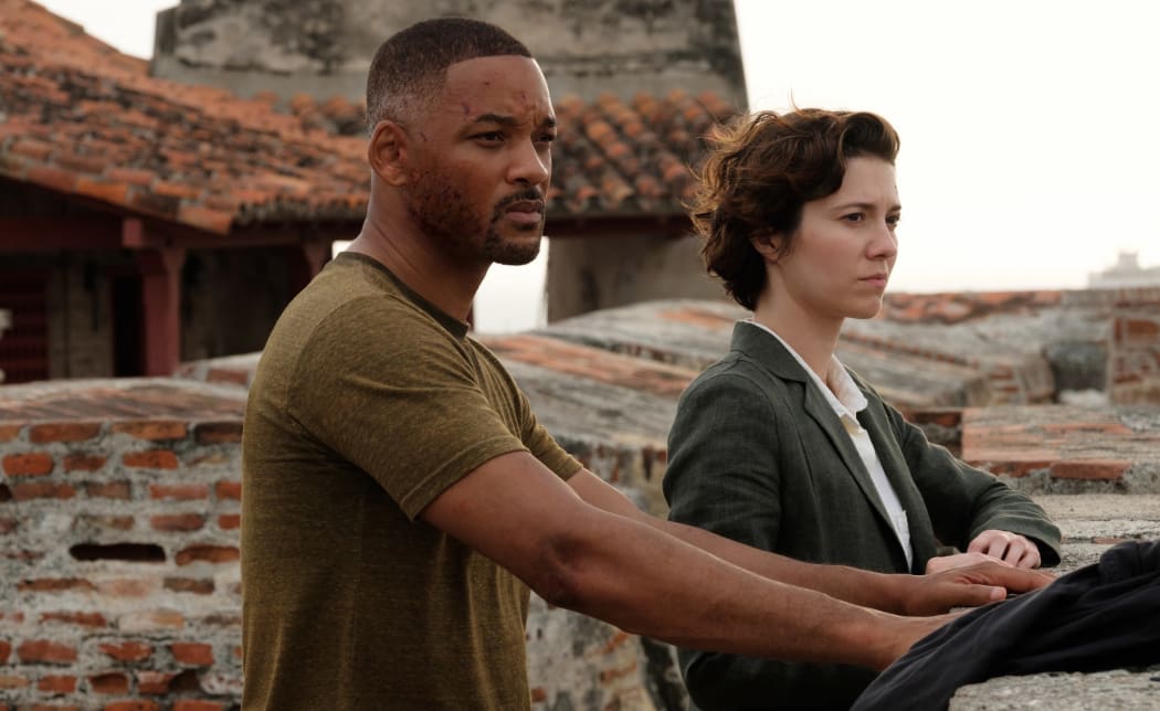 Will Smith and Mary Elizabeth Winstead in Ang Lee’s Gemini Man.
