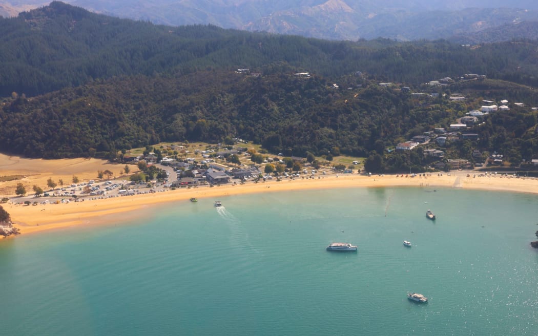 The water quality at Tasman's popular Kaiteriteri Beach has been downgraded to "poor".